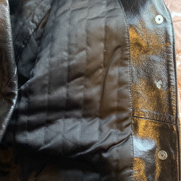 SOLD !! 🔥Leather Moto Jacket - Picture 5 of 9